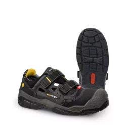 Jalas 1518 Antislip Sicherheitssandalen S1P, Schwarz, Herren