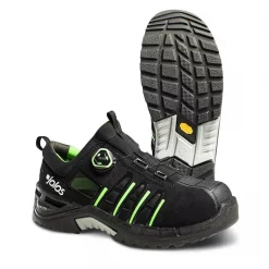 Jalas 9925 Exalter Sicherheitsschuhe S1P, Schwarz/Grün, Herren