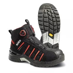Jalas 9985 Exalter Sicherheitsstiefeletten S3, Schwarz/Rot, Herren