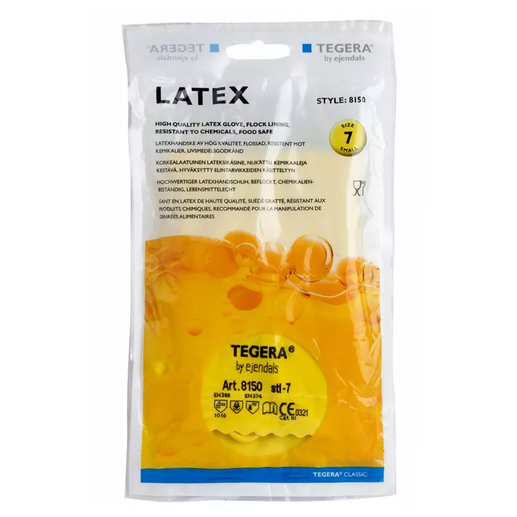 Tegera 8150 Chemikalienschutzhandschuhe, Gelb, Herren – Bild 3