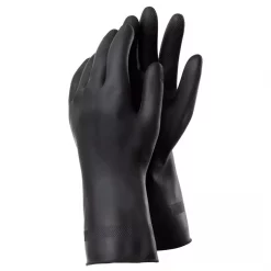 Tegera 81000 Chemikalienschutzhandschuhe, 6er-Pack, Schwarz, Herren