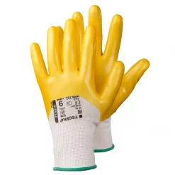 Tegera 722 Arbeitshandschuhe , Gelb/weiss, Zubehör & Sicherheit