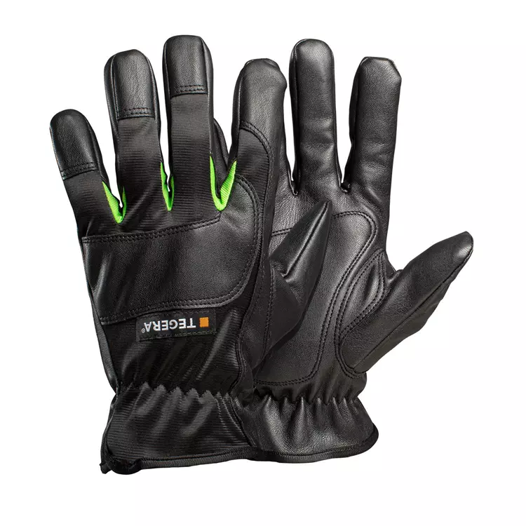 Tegera 516 Arbeitshandschuhe, Schwarz/Grün, Zubehör & Sicherheit