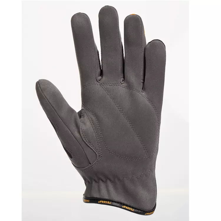 Tegera 9902 Arbeitshandschuhe, Grau/Schwarz/Gelb, Zubehör & Sicherheit – Bild 5