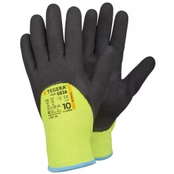 Tegera 683A Kälteschutzhandschuhe, Hi-vis Gelb/Schwarz, Herren