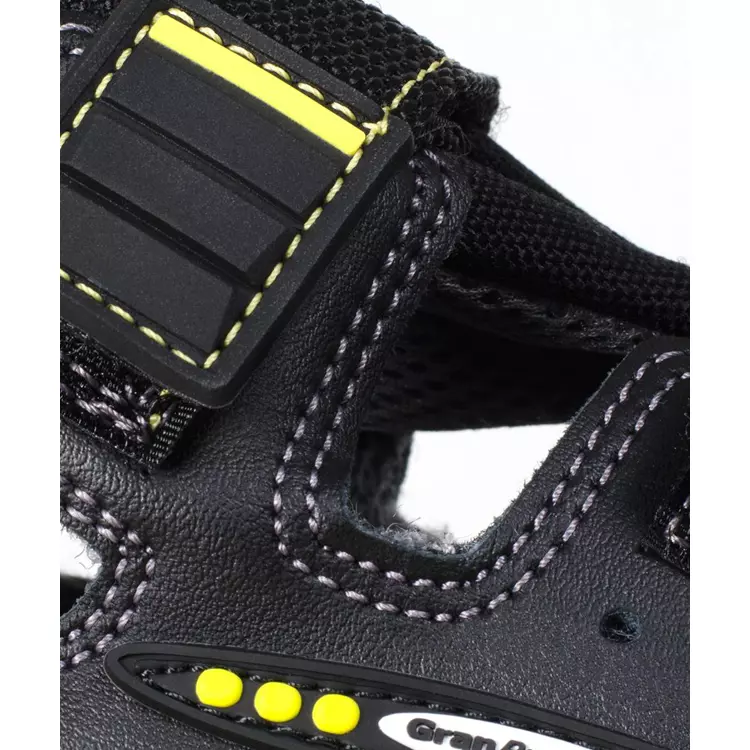 Jalas 1510 Antislip Sicherheitssandalen S1, Schwarz, Herren – Bild 3