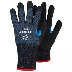 Tegera 8830R Winterhandschuhe Mit Schnittschutz, Blau/Schwarz, Zubehör & Sicherheit