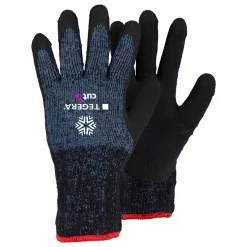Tegera 8831R Winterhandschuhe Mit Schnittschutz, Blau/Schwarz, Zubehör & Sicherheit
