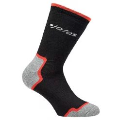 Jalas Extra Warme Socken Mit Merinowolle, Schwarz/Rot, Herren