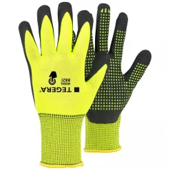 Tegera 8821 Arbeitshandschuhe, Gelb/Schwarz, Zubehör & Sicherheit
