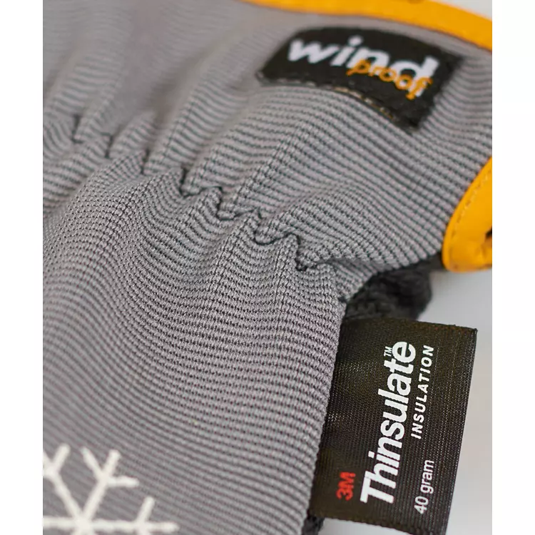 Tegera 9127 Winter-Arbeitshandschuhe, Grau/Schwarz, Herren – Bild 3